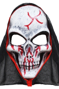 MASCHERA MORTE CON CAPPUCCIO BAMBINO DI HALLOWEEN